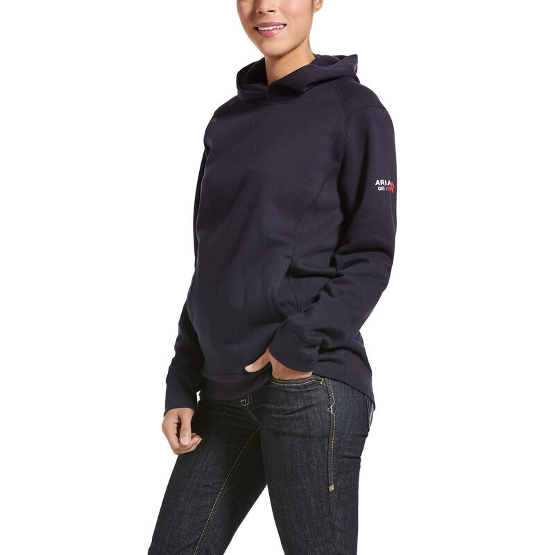 Sudadera Con Capucha Ariat Fr Rev Pullover Azul Marino Mujer - Chile 074-MBJUCG